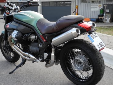 DÄS-Auspuffanlage 2-2 hochgelegt für MOTO GUZZI GRISO