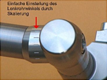 DÄS-Lenkerstummel CNC-gefräst, universell einstellbar