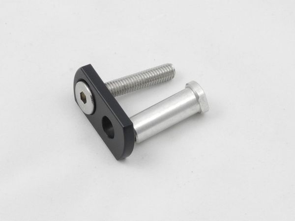 Adapterplättchen mit Alumutter für Montage Kellermann Blinker vorne, GRISO