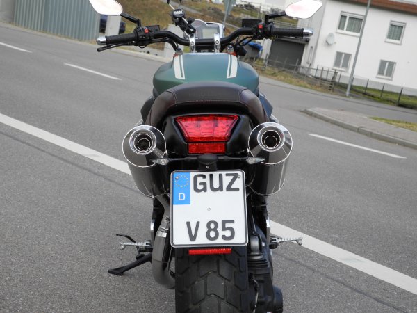 DÄS-Auspuffanlage 2-2 hochgelegt für MOTO GUZZI GRISO