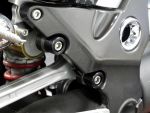 Alu Abdeckbuchse bei abmontiertem Auspuffhalter MOTO GUZZI GRISO